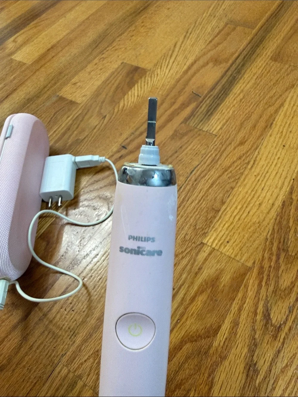 Philips Pink Rechargeable Sonic Toothbrush with Travel Case and Charger